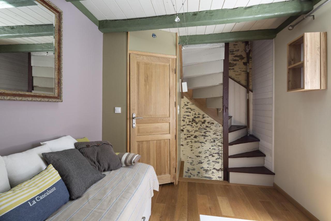 Cancale, Centre Ville, Triplex Le Pecheur Apartment Exterior foto